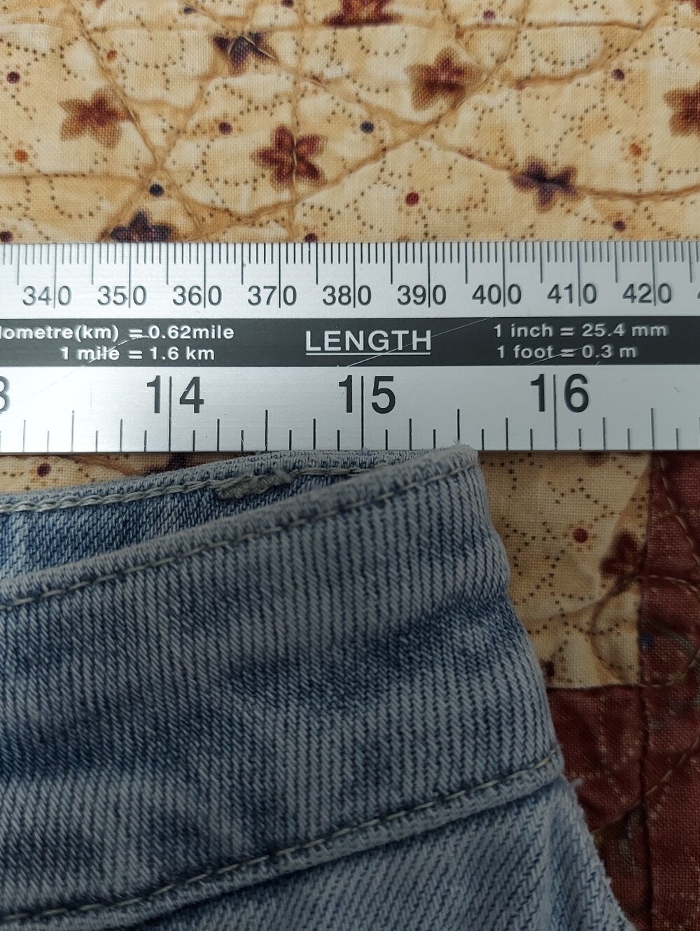 NWT Lovervet By Vervet Stellar High Rise Cuffed Carpenter Jeans Size 30/11 - Picture 11 of 13